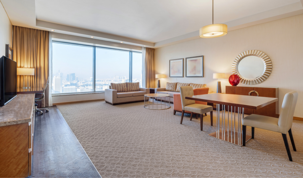 Corner Suite at Swissotel Al Ghurair